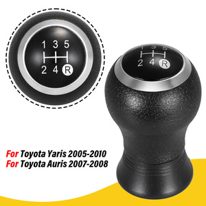 Poignée de levier de vitesse en cuir pour voiture, 5 vitesses, transmission manuelle, pour Toyota RAV4 Corolla, design ergonomique - Product Image 4