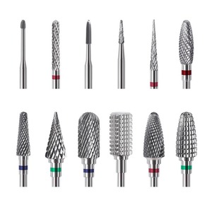 Fraise à ongles en carbure de tungstène étanche pour manucure, outil de polissage pour l'élimination du gel acrylique - Product Image 1