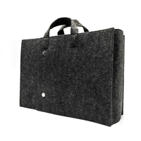 Sacs à main de luxe Étudiants Livre Sacs Affaires Porte-Documents Ordinateur Portable Pad Sac Pliable Feutre Stockage Sacs fourre-tout pour les Femmes