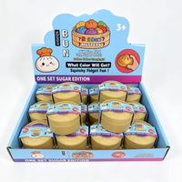 2026 Boîte Mystère Aléatoire (1-6 pièces) de Squishies Simulés Colorés en Forme de Boulettes de Pâte Cuites à la Vapeur avec Boîte, Jouet Sensoriel à Presser Anti-Stress