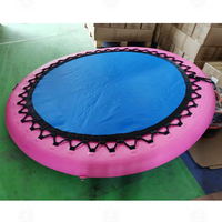 Hamac flottant rond en PVC gonflable portable, tapis solaire flottant marin avec une capacité de 100 à 500 kg pour une utilisation sur yacht et bateau