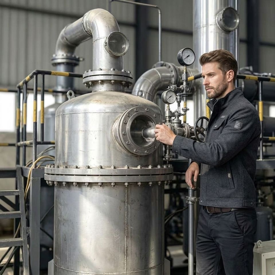 Commercial Distillation Unit Small Business Vacuum Distillation Plant Crude Oil Refine Diesel Base ...