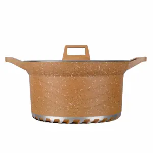 Juego de cazuelas de cocina, utensilios de cocina de aluminio fundido antiadherente