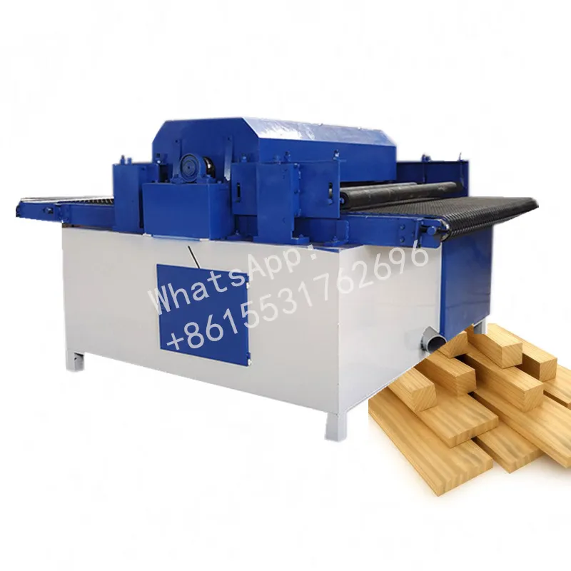 Gỗ Công Nghiệp Log Phay Saw Cutter Máy Cắt Gỗ Đa Blade Rip Bảng Điều Chỉnh Đã Thấy Giá Máy