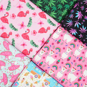 Tùy Chỉnh Thu Nhỏ Chịu Mài Mòn In Kỹ Thuật Số Đan 4 Cách Căng Liverpool 95% Polyester 5% Spandex Bullet Vải Cho Cung Bé Vải - Product Image 3