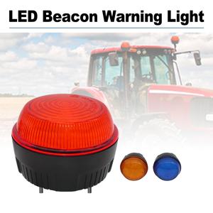 Mini lampada faro a LED nuova luce rossa ambra parti di avvertimento per carrelli elevatori scuola Bus macchine edili per auto gadget - Product Image 5