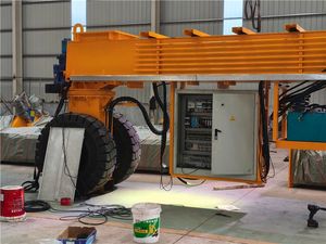 Pont roulant de personnalisation de haute qualité à double poutre avec support à pneus en caoutchouc - Product Image 5