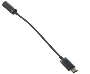 15Cm Màu Đen USB-C Để 3.5Mm Âm Thanh Headphone Jack Adapter Cable Đối Với Moto Z