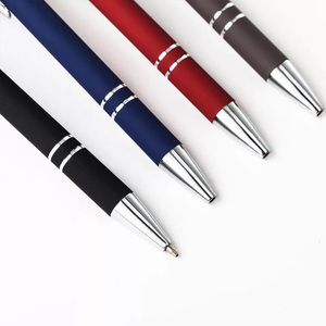 Bolígrafo de Punta Suave de Goma con Superficie Mate y Logotipo Personalizado, Bolígrafo Táctil de Metal Premium con Logotipo Grabado - Product Image 4