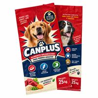 Sacs en PP tissé personnalisés pour aliments pour animaux, de 5 kg à 25 kg, avec impression offset, étanches, thermoscellables, pour usage agricole