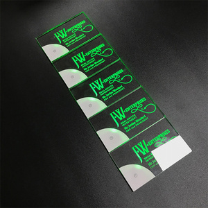 New Laser Engraved Acrylic Luminescence <strong>Visiting</strong> Card Custom Design Business Card Led - Product Image 6