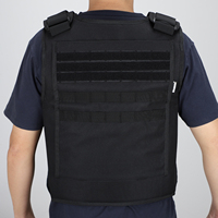 Fabricant OEM de gilets tactiques modulaires MOLLE à dégagement rapide, personnalisés, noirs, type Chaleco Tactico, Colete Tatico