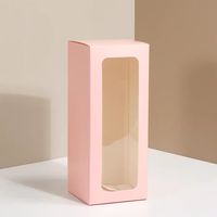 Vente à chaud de boîtes d'emballage en papier blanc vides exquises avec fenêtres transparentes, pour poupées