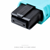 Câble de raccordement MPO MTP 12 fibres OM4 multimode, câble tronc pré-terminé pour centre de données, câblage haute densité 10G 40G 100G
