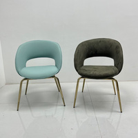 Chaises d'événements en métal de style nordique, chaise de salle à manger moderne, table et chaises de café pour restaurant, chaise de salle à manger de luxe en acier inoxydable