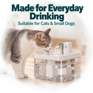 Fontaine à eau pour chat activée par capteur, 1,5 L, distributeur d'eau automatique à circulation continue pour animaux de compagnie - Product Image 6