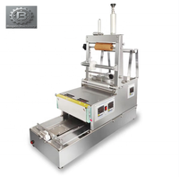 Machine d'emballage semi-automatique électrique pour films d'emballage tridimensionnels (CD, DVD, BOPP, boîtes cosmétiques, préservatifs) avec estampage et motorisation pour l'alimentation