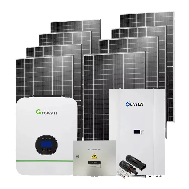 220v 2 kw 6 kw off grid 5kw full set energy price panel solar system power wall lithium battery with backup lithium battery