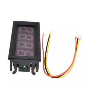 Mini écran numérique LED 0.36 pouces 4 Bits DC0-100V voltmètre panneau <span class=keywords><strong>3</strong></span> fils Volt voltmètre testeur détecteur pour voiture - Product Image 4