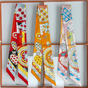 Pañuelos 100% Seda Auténtica, Bufandas y Chales de Lujo para Mujer, Diseño Original de Calidad al por Mayor, Bolso <span class=keywords><strong>Hijab</strong></span> Étnico - Product Image 2