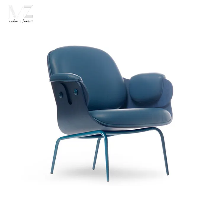 Lussuoso Design nordico soggiorno classico rivestimento in pelle artificiale per il tempo libero Hotel moderno chaise longue