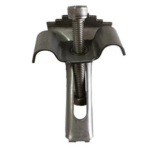 Clip <span class=keywords><strong>a</strong></span> sella tipo M con Base di supporto, acciaio zincato o acciaio inox 304 316, utilizzata per il fissaggio di griglie - Product Image 1