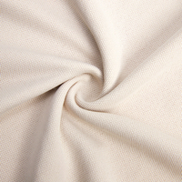 Perles à double fil Confortable respirant très élastique imitation coton adapté aux pyjamas Tissu polyester tricoté