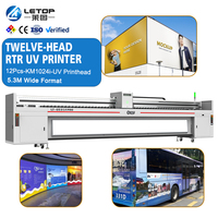 Impresora de Vinilo en Rollo LETOP, Impresora UV de Gran Formato, Impresora Digital Comercial de Inyección de Tinta, Impresora de 5 Metros