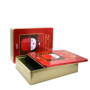 Custom Tinplate Empty Food Grade Cookie <strong>Biscuit</strong> Chocolate Metal Cans Sweets Cake Metal <strong>Tins</strong> Packaging - Product Image 1