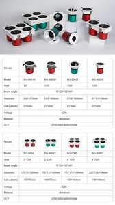 Nouveau <span class=keywords><strong>spot</strong></span> encastré LED double tête <span class=keywords><strong>12</strong></span> watts, <span class=keywords><strong>spot</strong></span> encastré au plafond, <span class=keywords><strong>spot</strong></span> LED en métal 220 <span class=keywords><strong>volts</strong></span>, sans bordure, simple, carré, 2026 - Product Image 2