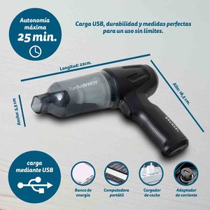 Aspirateur à main Carforce2, puissance d'aspiration 12Kpa, filtre HEPA, avec accessoires pour utilisation en voiture - Product Image 5