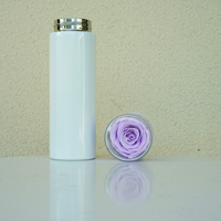 UKIQUEEN nouvelle tendance Real Touch séché longue durée stabilisé fleur bouteilles d'eau éternelle préservée Rose