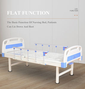 Lit médical réglable pour patient avec fonction à manivelle unique, acier inoxydable, garantie de 3 ans, équipement hospitalier - Product Image 4