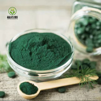 Poudre d'algues bleues vertes Spiruline de qualité alimentaire, emballée sous vide dans un fût, suppléments riches en protéines, superaliment en vrac