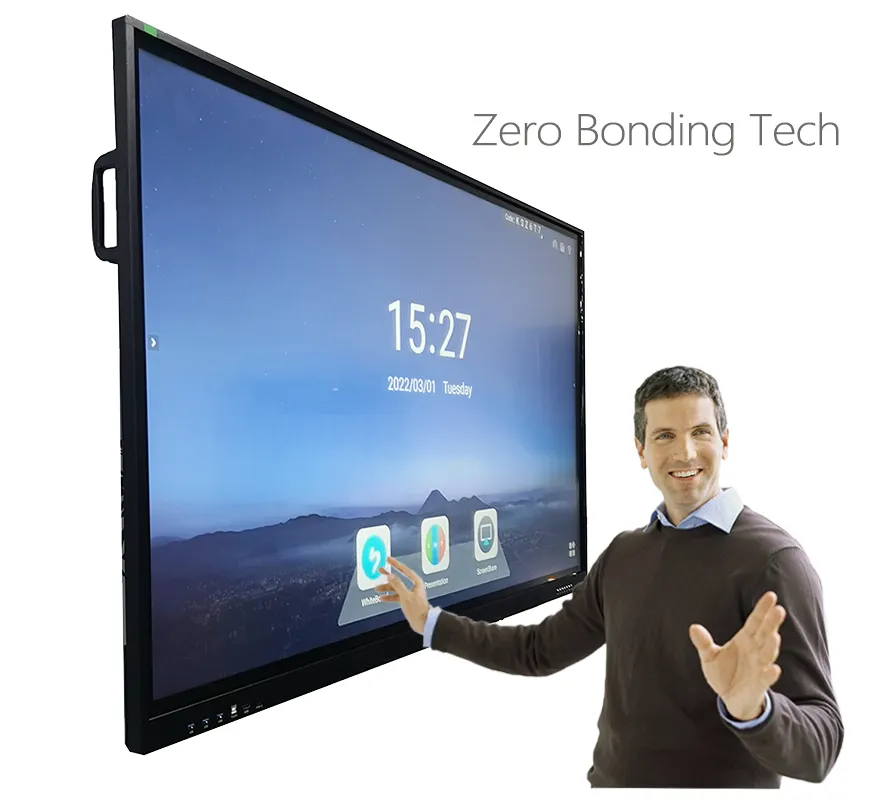 Membeli 2022 Pizarra Interactiva LCD Display Papan Putih Smart Board Harga Papan Tulis Pendidikan Peralatan Papan Tulis Interaktif