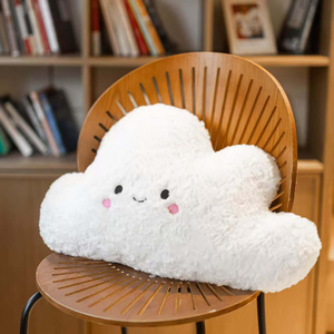 Nouvel arrivage de coussin en peluche sourire nuage poupée en peluche maison canapé décoration cadeau de noël doux blanc nuage coussin jouet - Product Image 4