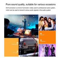 3.5MM 1/8 pouces TRS mâle prise Audio stéréo vers 3Pin XLR femelle Microphone câble adaptateur Audio
