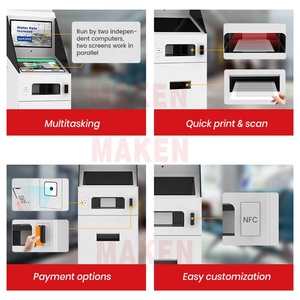 Tương tác máy tính tài liệu quét in tự dịch vụ thanh toán <span class=keywords><strong>kiosk</strong></span> cho trung tâm dịch vụ/ngân hàng/y tế - Product Image 4
