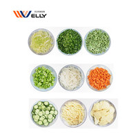 Industriële Appel Weegbree Chips Cutter Julienne Patat Fruit Aardappel Chips Groente Snijmachine China