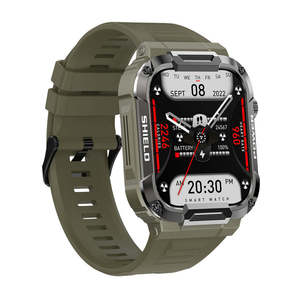 2025 MK66 Men's Rugged Tactical Smart Watch Long Standby IP67 Waterproof with BT Dial Call & Sleep Tracker for Outdoor Sports - Product Image 4