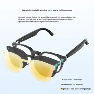 Gafas Inteligentes con IA, Auriculares para Música, Gafas de Sol, Compatibles con Lentes Graduadas, Bloqueo de Luz Azul, Deportivas, para Ciclismo - Product Image 3