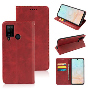 Mejor diseñador rojo Doogee N20 Pro piel de becerro billetera magnética fundas para teléfonos móviles funda mayorista - Product Image 1