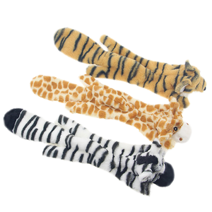 Giocattoli di lusso per cani di peluche con <span class=keywords><strong>Squeaker</strong></span> simpatici cuccioli a forma di animale domestici non ripieni di cane giocattolo da masticare - Product Image 2