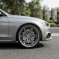 Jantes en alliage forgées sur mesure 2 pièces, polies en profondeur, pour voitures particulières, 16-26 pouces, 5x112 5x120 5x114.3, pour BMW X3 X4 X5