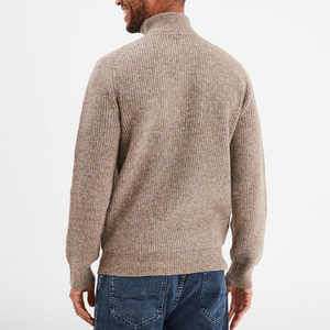 Suéter de Hombre con Cuello Camionero Acanalado, Transpirable, con Cierre de Cremallera, Hilos de Calidad para un Uso Duradero y una Forma Consistente - Product Image 3