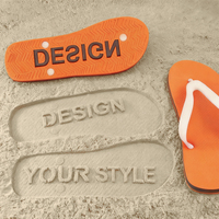 Claquettes personnalisées en caoutchouc à sublimation vierge, design d'image personnalisé, marque, assemblage DIY, antidérapantes, logo, tongs de plage