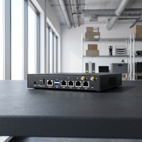 Mini PC sans ventilateur Intel N150 4x 2.5G LAN, routeur pare-feu, appareil compatible PfSense OPNsense OpenWrt AES-NI, serveur VPN
