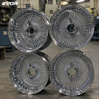 Jantes EVOR 20 pouces dorées, roues chromées à rayons multiples de 24 pouces