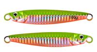 Leurre métallique lumineux OEM pour pêche en mer, leurre dur artificiel imprimé, coulant longue distance, 40g/60g, sans hameçons