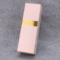 Boîtes de papier brillant à lèvres imprimées personnalisées de haute qualité Boîte cosmétique de soins de la peau de maquillage Emballage d'huile essentielle avec impression de logo